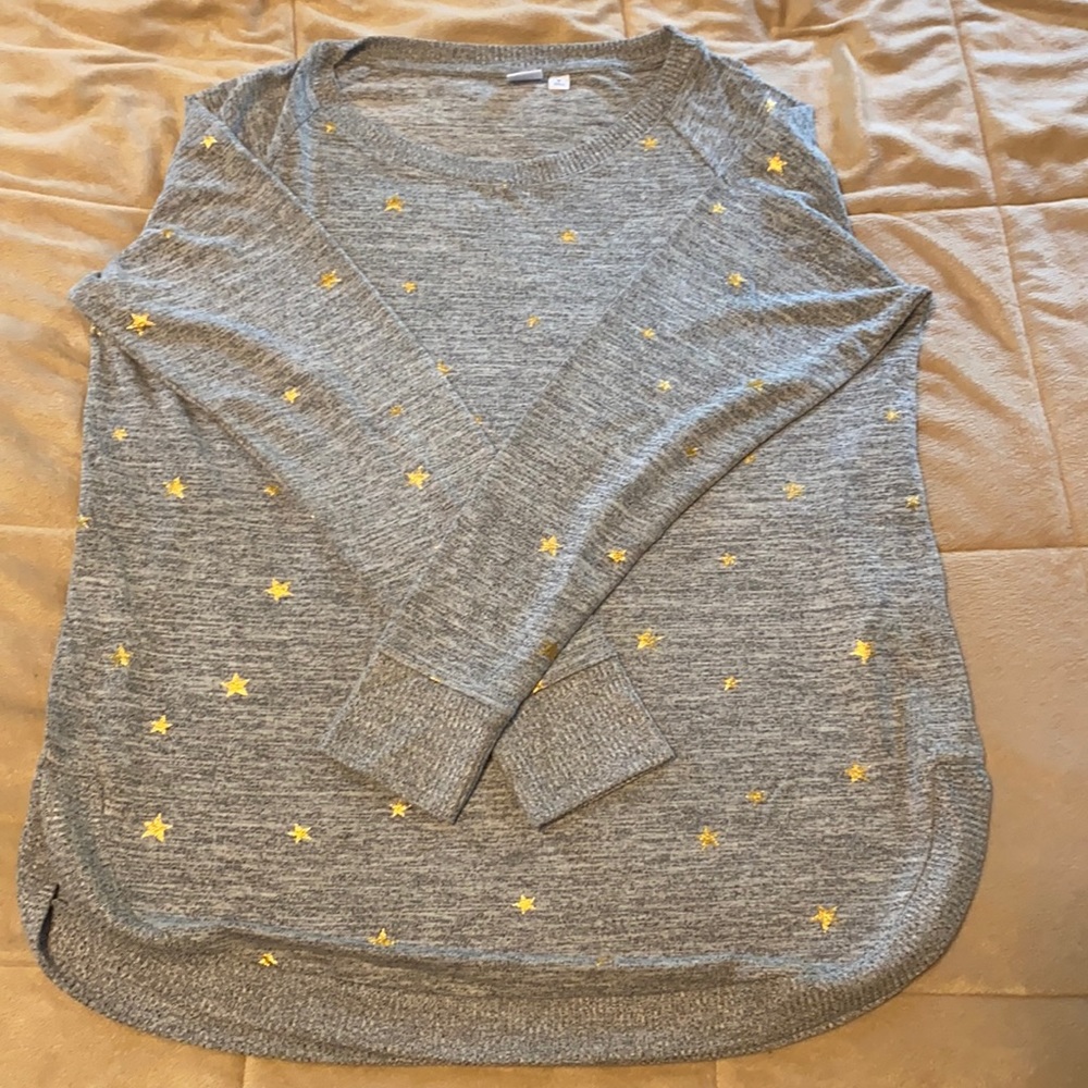 Gap Factory Gold Stars Sweater